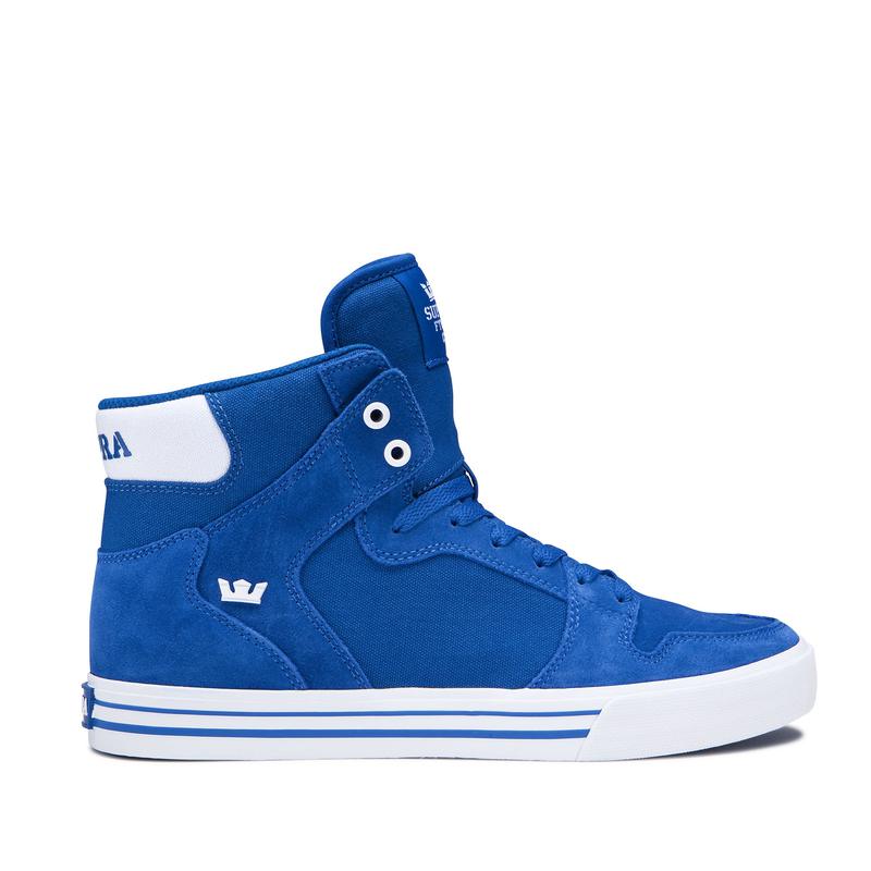 Zapatillas Altas Supra Argentina Hombre - VAIDER Azules / Blancas (STDRY-2530)